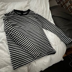 H&M long sleeve striped shirt